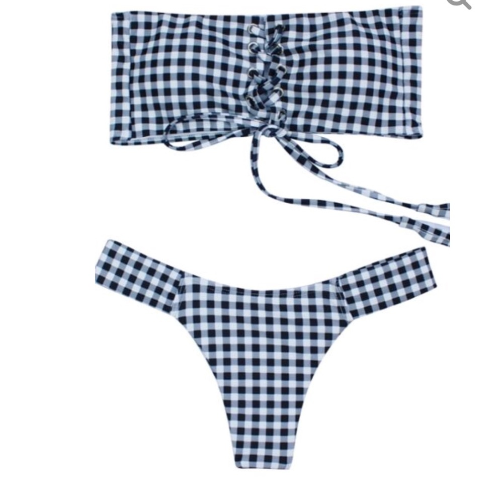 Checkered bikini - Picture 4 of 5